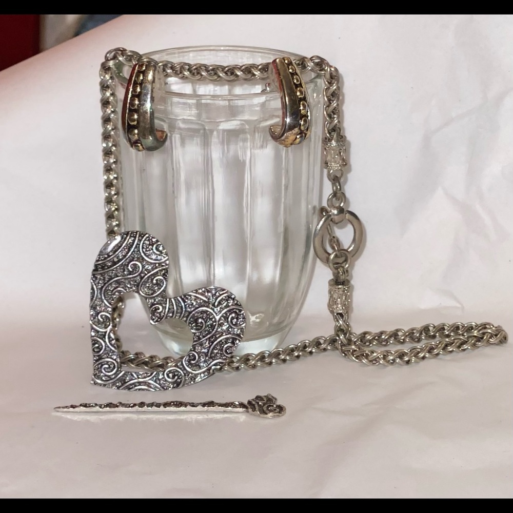 Necklace & earrings & hairpin